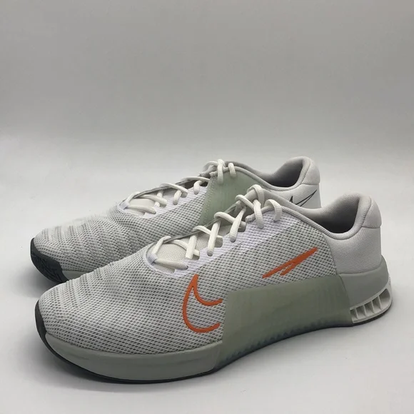 New Nike Metcon 9 Men's White Light Silver Gym Training Shoes DZ2617-101 NWOB - Picture 4 of 5